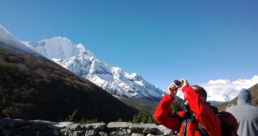 Everest photography during the everest base camp trek  